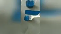 Pinsel, Flachpinsel aus synthetischem Filament, Buchenholz